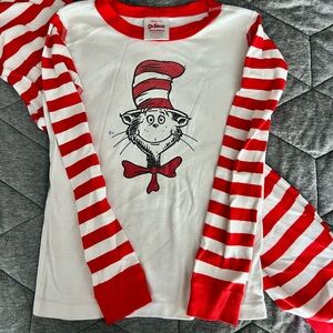 Hanna Andersson Cat in the Hat Pajamas
